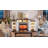 Alondra 72" Fireplace TV Stand for TVs up to 80" with Fireplace Included, Entertainment Center with Charging Station & LED Light, White Brown-125361161