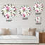 Passiflore rose - Horloge murale traditionnelle-60280748
