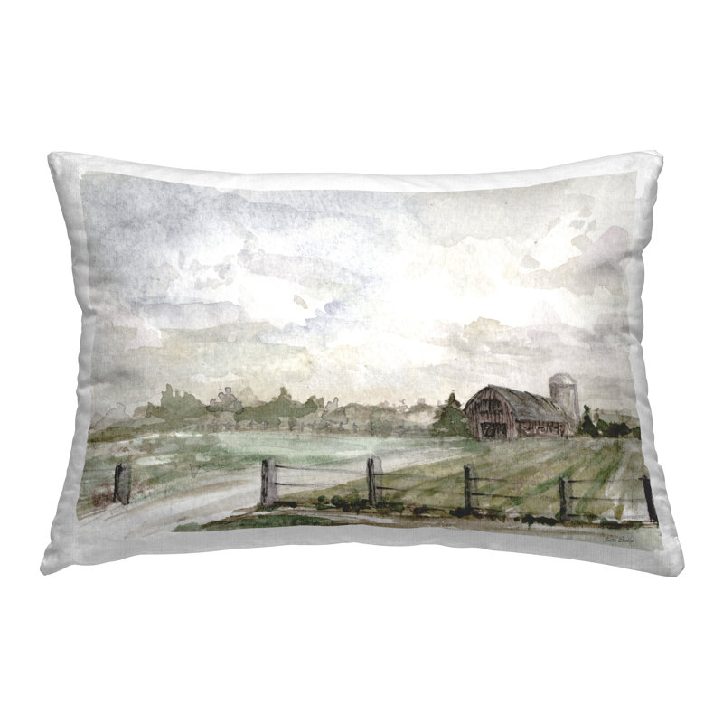 Coussin Rustic Barn & Fence