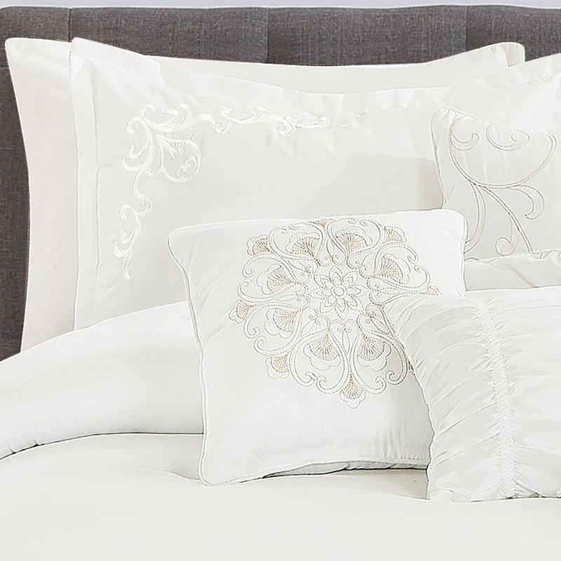 Channel Comforter Set, King Comforter + 6 Additional Pieces
