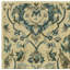 Katlyn Wool Damask Area Rug in Olive Green/Blue/Beige-1076238946