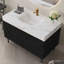 Meuble-lavabo de salle de bain avec lavabo encastré et 4 tiroirs-2076128354