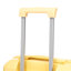 14 "/ 20" 2 pièces / ensemble dans un bagage à roulettes en ABS, avec serrure à combinaison, étui à cosmétiques 14 "(jaune)