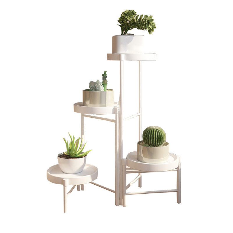 Tahitha Plant Stand, White