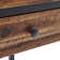 Claremont Rustic Solid Wood Metal Coffee Table And End Tables