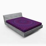 Microfiber Damask Fitted Sheet