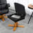 Lahens Upholstered Swivel Recliner with Footstool