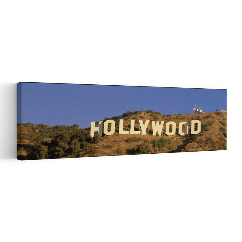 Hollywood Sign Los Angeles CA by J Sohm/VOA LLC - Wrapped Canvas Panoramic Print, 50.8 cm H x 152.4 cm W
