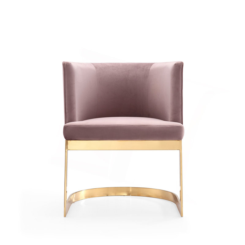 Chaise de salle à manger en rosé