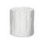 Table d'appoint ronde blanche de 63,5 cm de hauteur, idéale pour la chambre à coucher et le salon. Table d'appoint cylindrique de style contemporain. Matériau : oxyde de magnésium. Surface lisse et facile à nettoyer. Dimensions : 56,4 cm. Poids : 13,6 kg.