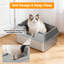 Stainless Steel Litter Box-826540440-826540445
