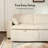 Wall-Hugger Chenille Sofa Sleeper with Motorlized Slide-Out Bed and Storage Chaise