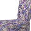 Chaise d'appoint rembourrée bohémienne et éclectique mauve lavande perse mauve
