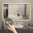29X39 Black Frame Wall Mirror  With Rounded Corners Vanity Mirror-1228868570