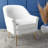 Zahir Velvet Armchair-1221972450