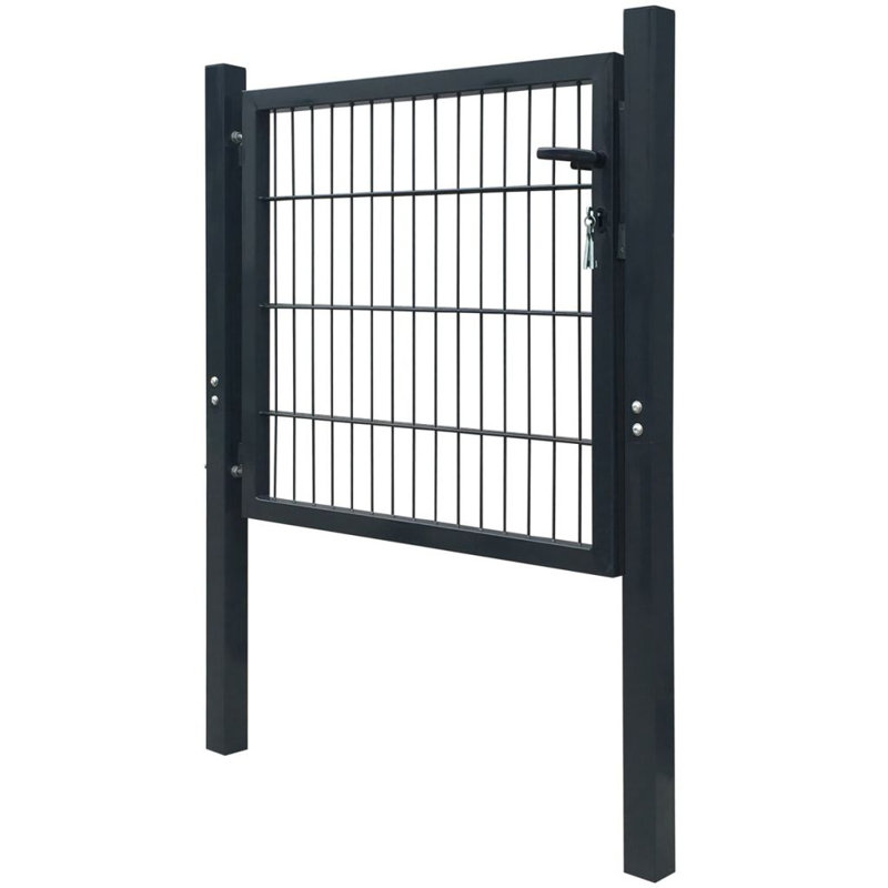 3' x 5' (1.05m x 1.5m) Metal Gate, Anthracite
