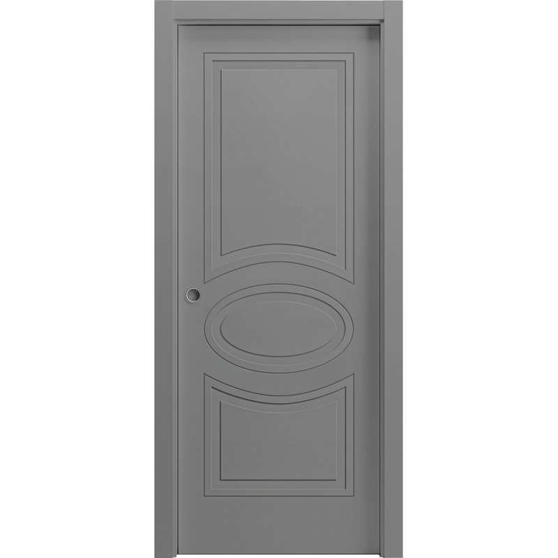 Panelled Wood Pocket Doors, 32" x 96"