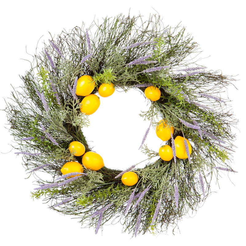 Faux Polyester 22'' Wreath