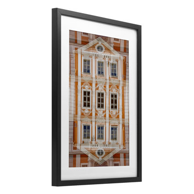 Fenêtres symétriques, reproduction sous verre, conception de Robin Vandenabeele