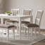 Table de salle à manger Damonee, 4 chaises et banc (ensemble de 6)