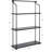 3-Tier Wall Shelf With Metal Frame, Space Saving Storage Solution For Modern Home Organization And Decorative Display