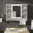 Wall Mounted Bathroom Cabinet with Adjustable Shelf and 1 Soft Close Door-120772331