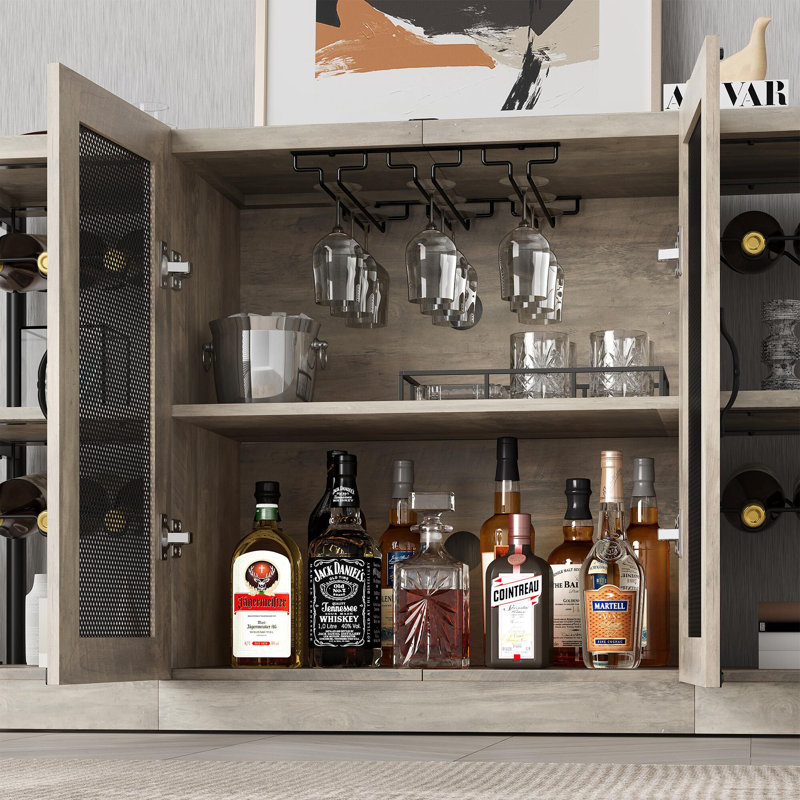 55.12'' Sideboard, Gray