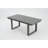 5-Piece Gray HDPE Outdoor Dining Set – All-Weather 69" Rectangular Patio Table with Umbrella Hole & 4 Armless Chairs for Backyard/Poolside-2147138920-2147138935