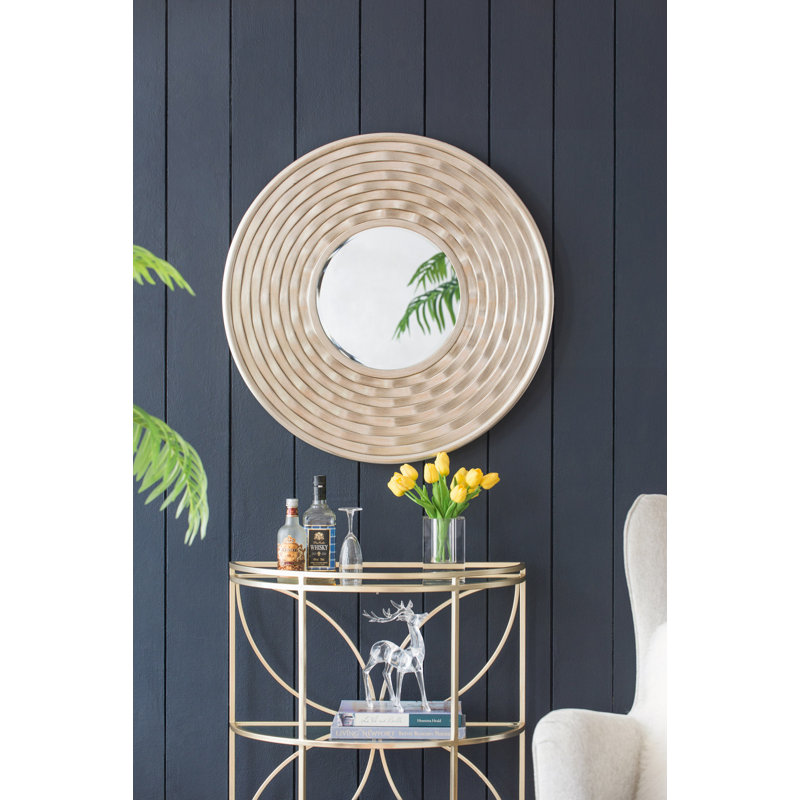 D31.3X2 "Miroir rond, Miroir mural pour la salle de bain