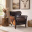 Kato Leather Club Chair with Dark HOH-99238580