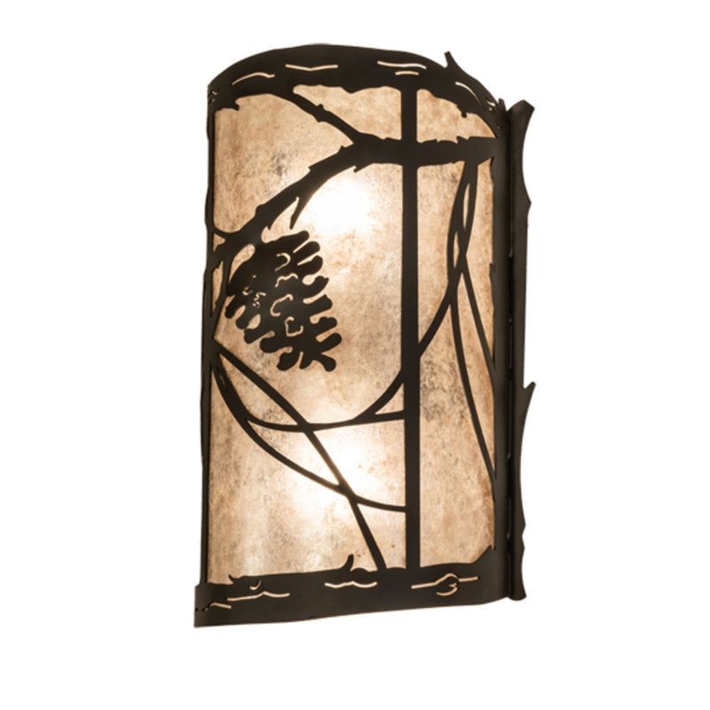Jaems Steel Flush Mounted Sconce