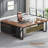 71" Computer Desk Executive Desk With Rolling File Cabinet-614570597