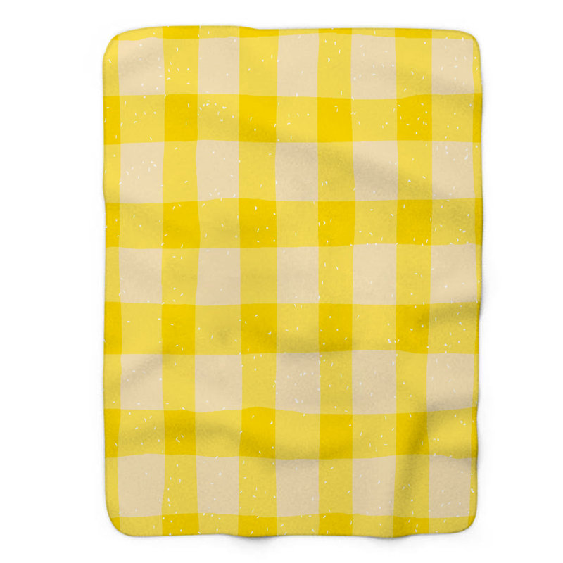 Citrus Burst - couverture sherpa de qualité supérieure 1 pièce, L 60 po x L 80 po