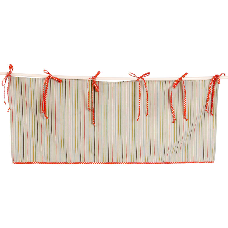 Clendon Cotton Striped Tailored Window Valance