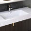 Lavabo de salle de bain mural double 47 po SMC