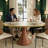 Luxury Thicken Stone Gold Trim Analia Round Solid Wood Base Kitchen Room Table For 2-8 People-1964089375-1964089373