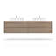 Gilded Double Drawer Bath Floating Vanity-1468635482-1468635485