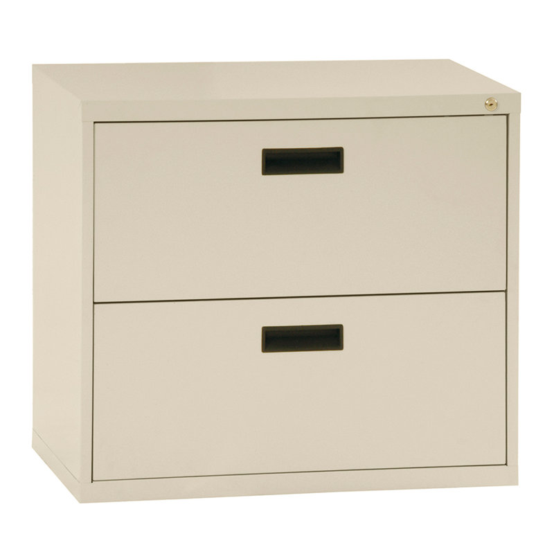 400 Series 30'' Wide 2 -Drawer Steel File Cabinet, Putty