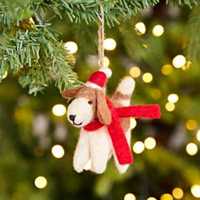 10 cm Handmade Wool / Felt Shatterproof Hanging Figurine Ornament