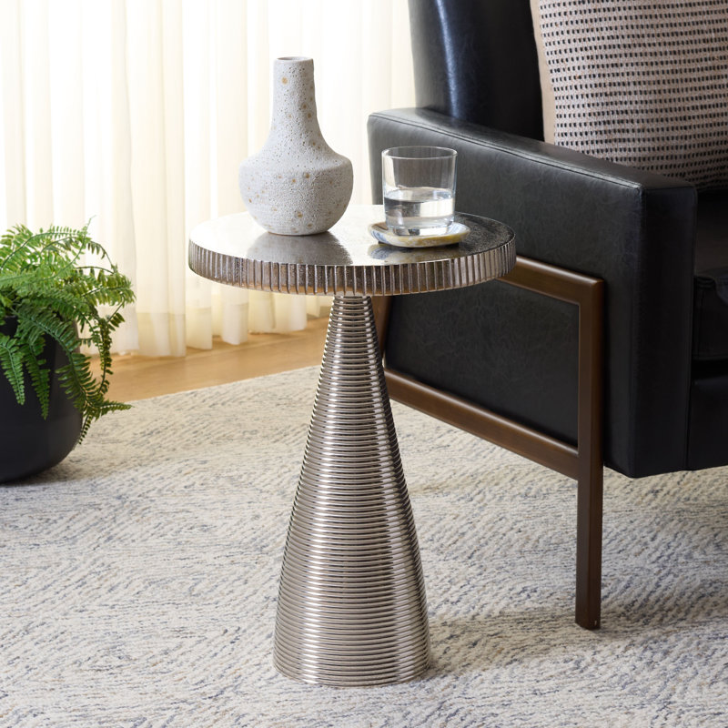 Table de bout Rodolfo, Silver