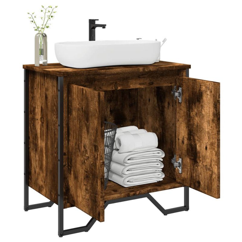 11-5 Under Sink Cabinet, Smoked oak