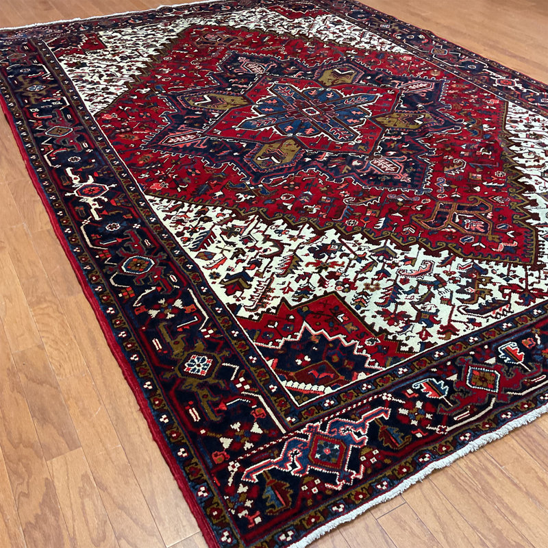 HERAT ORIENTAL Handmade Heriz Wool Rug