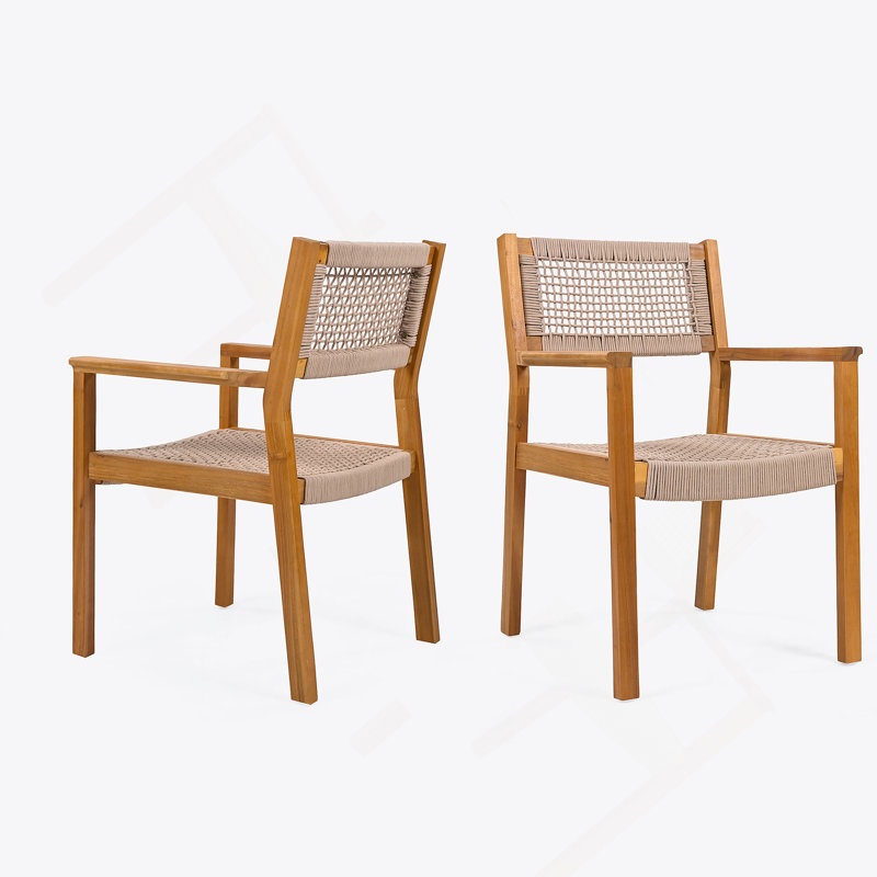 Chaise de salle à manger brun clair