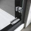 Porte de baignoire coulissante en verre de 56 à 60 po X P 62 po H, porte de baignoire double sans cadre-120178975