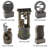 Weather Resistant Floor Fountain with Light