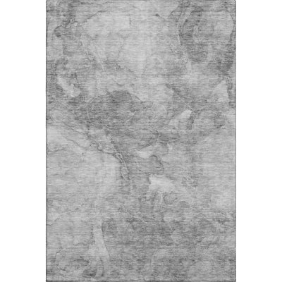 Premium Machine Washable Prisco Gray Rug