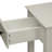 Rectangular White Accent Table - Solid Wood For Long-lasting Use And Storage With Texture Adding Depth Interest To Your Space-671955430