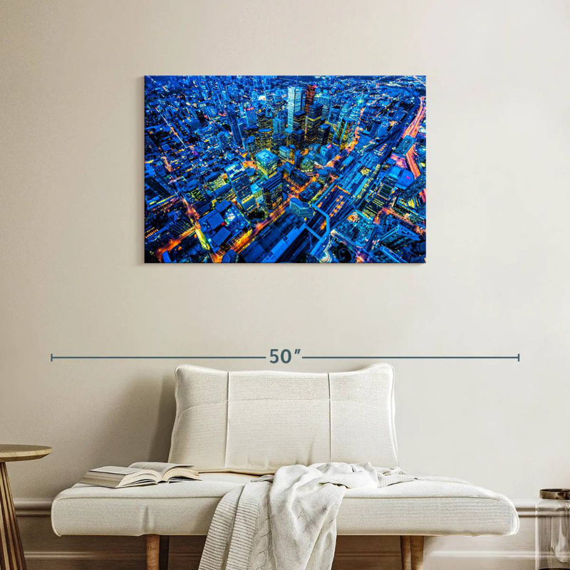 Sireci Bustling Toronto, 24" H x 36" W