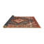 Tapis brun à motif oriental-2120966207