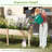 Outdoor Raised Garden Bed With Legs 73x23x30in Wood Planter Box With Divider Panel-159864000